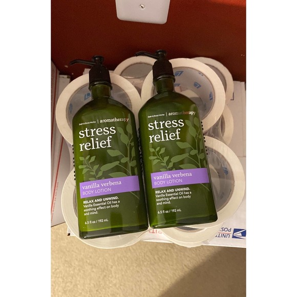 Bath & Body Works Other - 2x bath and body works aromatherapy vanilla verbena body lotion stress relief